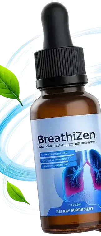 A bottle of BreathiZen oral spray
